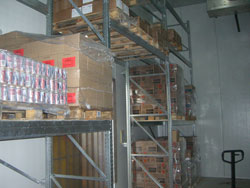 Galvanaized racks for freezer